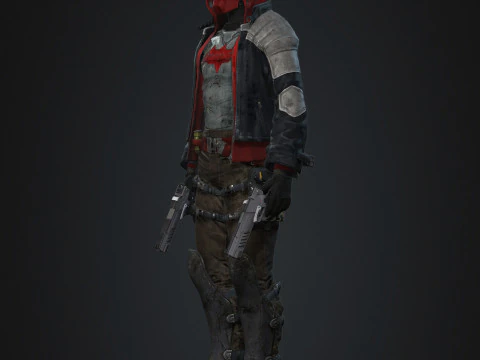 Red Hood Character 3D Model