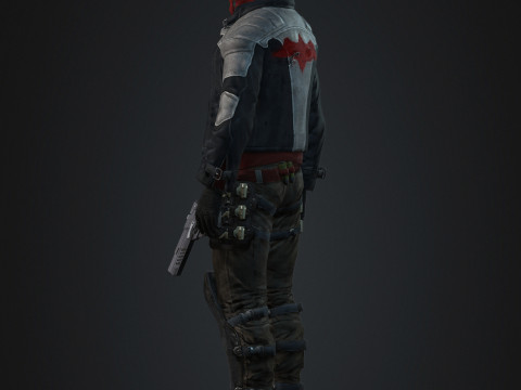 Red Hood Character Model 3D