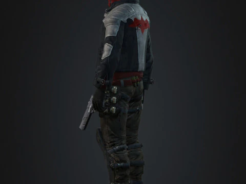 Red Hood Character 3D Model