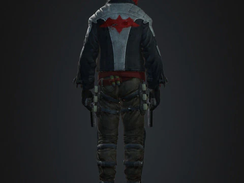 Red Hood Character 3D Model