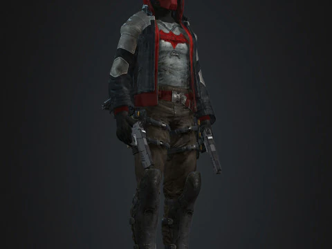 Red Hood Character 3D Model