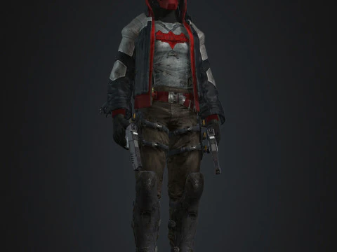 Red Hood Character 3D Model
