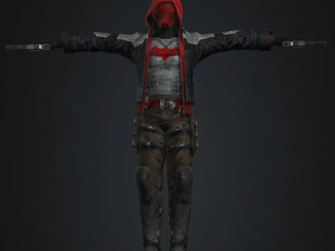 Red Hood Character 3D Model