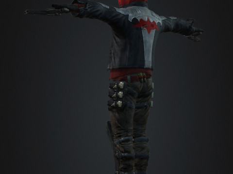 Red Hood Character Model 3D