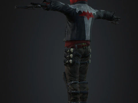 Red Hood Character 3D Model