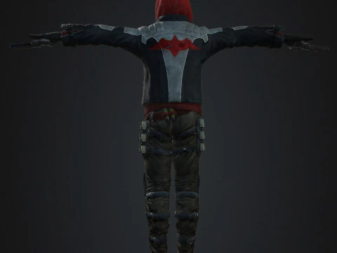 Red Hood Character 3D Model