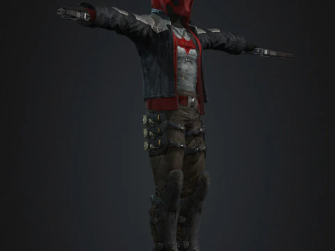 Red Hood Character 3D Model