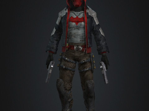 Red Hood Character Model 3D