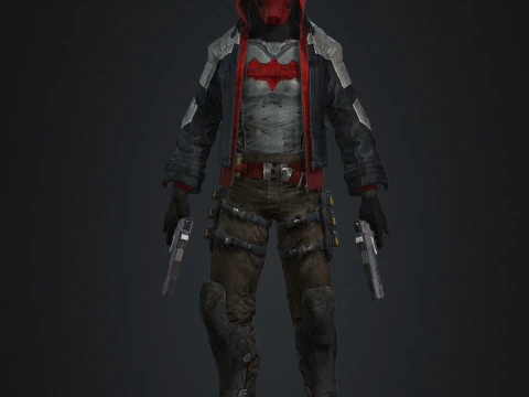 Red Hood Character 3D Model