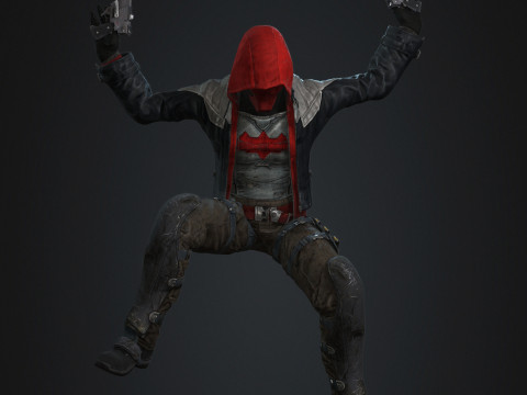 Red Hood Character Model 3D