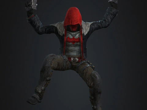 Red Hood Character 3D Model