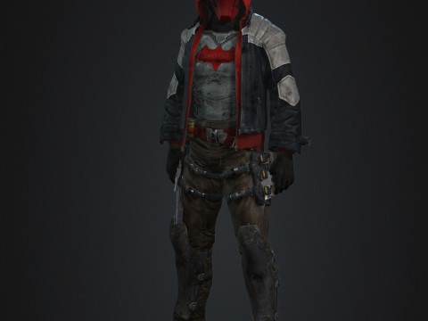 Red Hood Character Model 3D