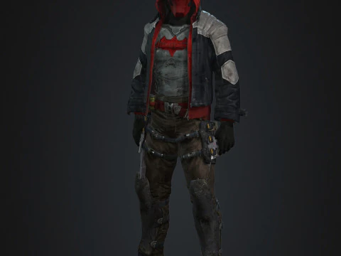 Red Hood Character 3D Model