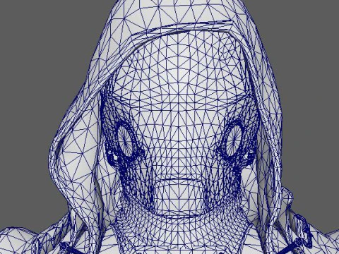 Red Hood Character 3D Model