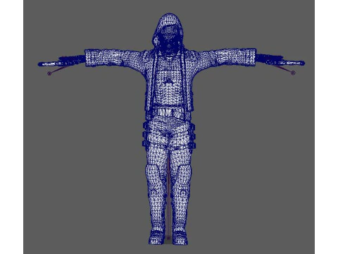 Red Hood Character 3D Model