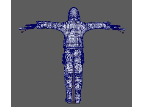 Red Hood Character Model 3D