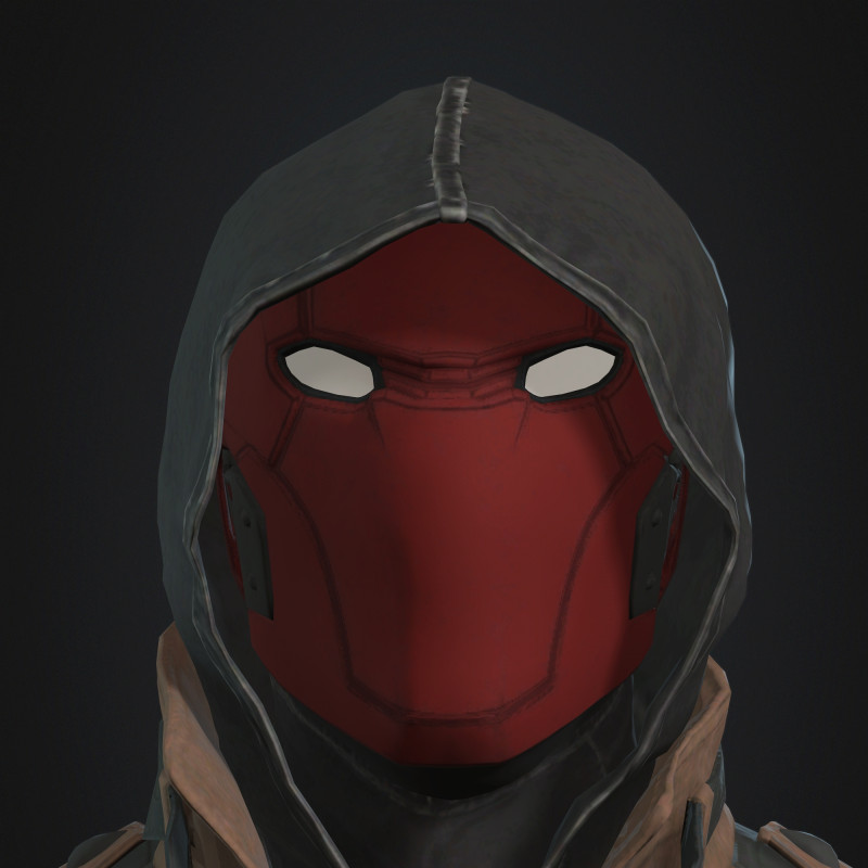 Red Hood Character 3D 模型 .c4d .max .obj .3ds .fbx .stl .blend
