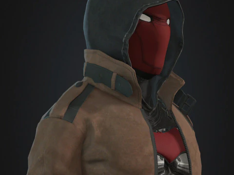 Red Hood Character 3D Model