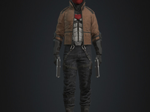 Red Hood Character 3D 模型