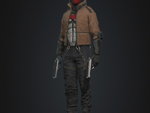Red Hood Character 3D 模型