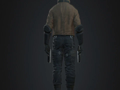 Red Hood Character 3D Model