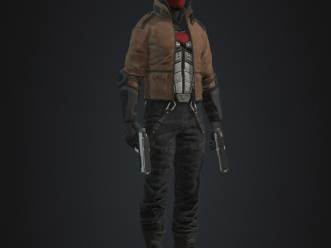 Red Hood Character 3D 模型