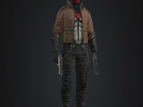 Red Hood Character 3D 模型