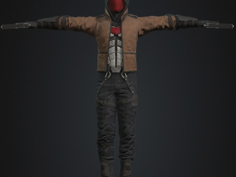 Red Hood Character 3D 模型