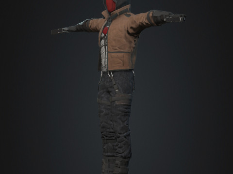 Red Hood Character 3D 模型