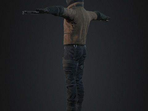 Red Hood Character 3D 模型