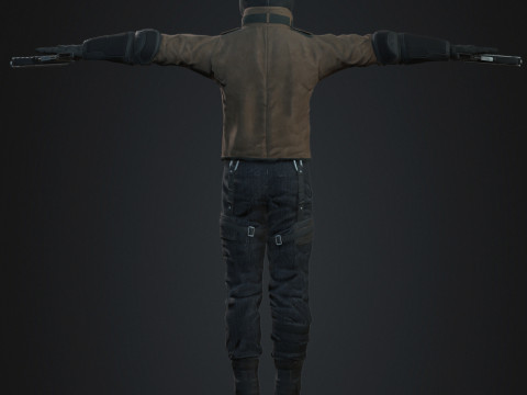 Red Hood Character 3D 模型