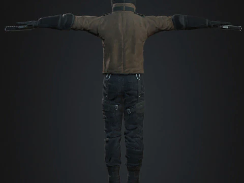Red Hood Character 3D Model