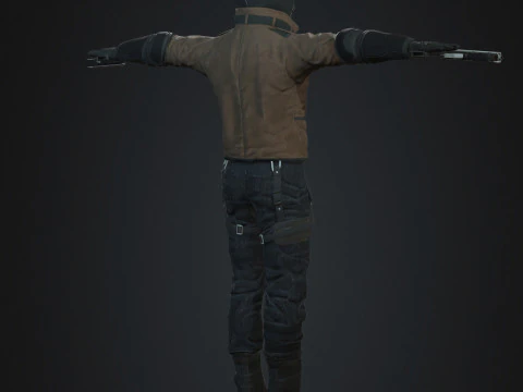 Red Hood Character 3D Model