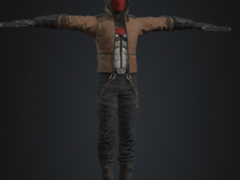 Red Hood Character 3D 模型