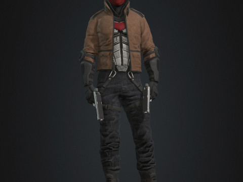 Red Hood Character 3D 模型