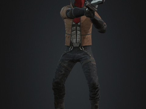 Red Hood Character 3D 模型
