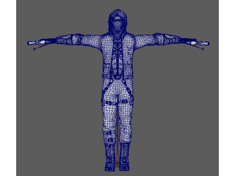 Red Hood Character 3D 模型