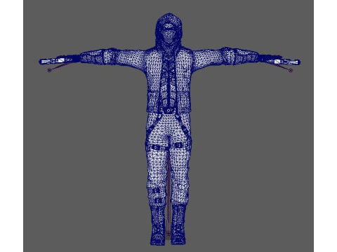 Red Hood Character 3D Model