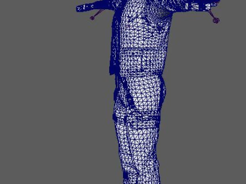 Red Hood Character 3D Model