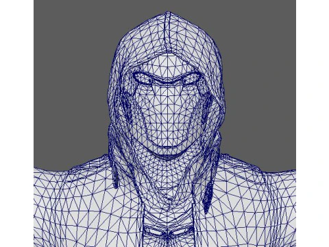 Red Hood Character 3D Model