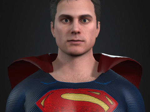 Superman Character Modèle 3D