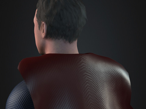 Superman Character Modèle 3D