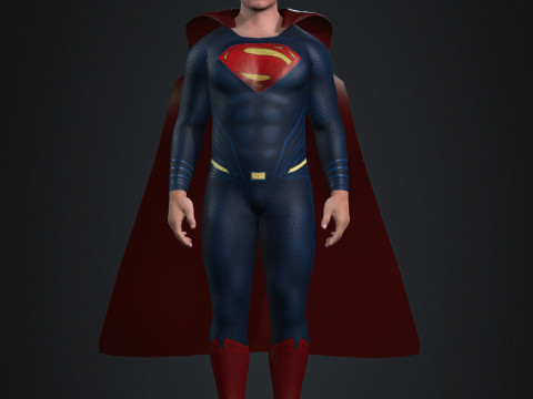 Superman Character Modèle 3D
