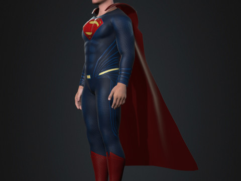 Superman Character Modèle 3D
