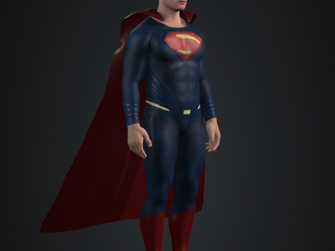 Superman Character Modèle 3D