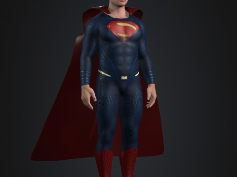 Superman Character Modèle 3D