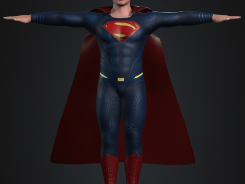 Superman Character Modèle 3D