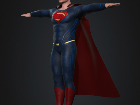Superman Character Modèle 3D