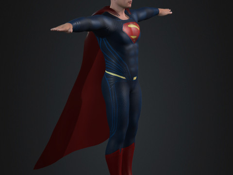 Superman Character Modèle 3D