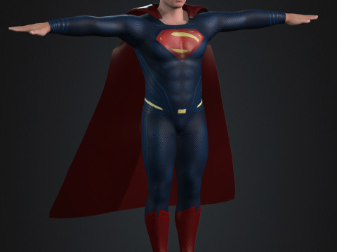 Superman Character Modèle 3D